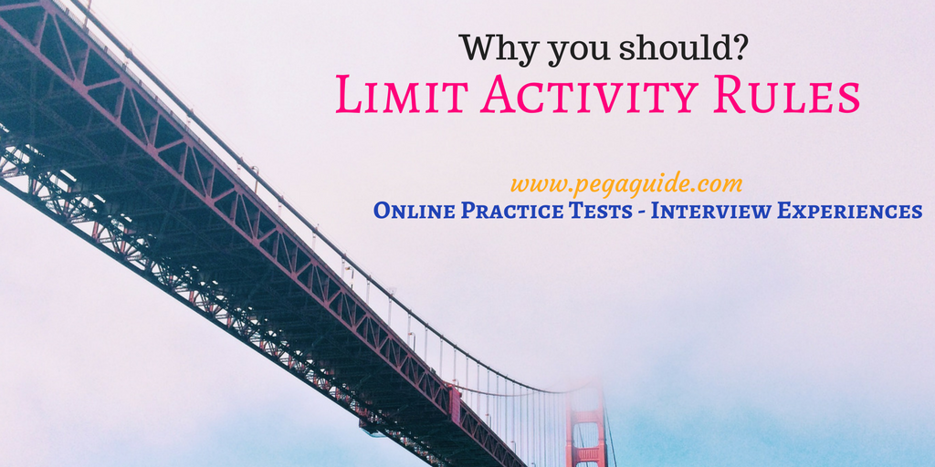 Why you should - Limit Activity rules?
