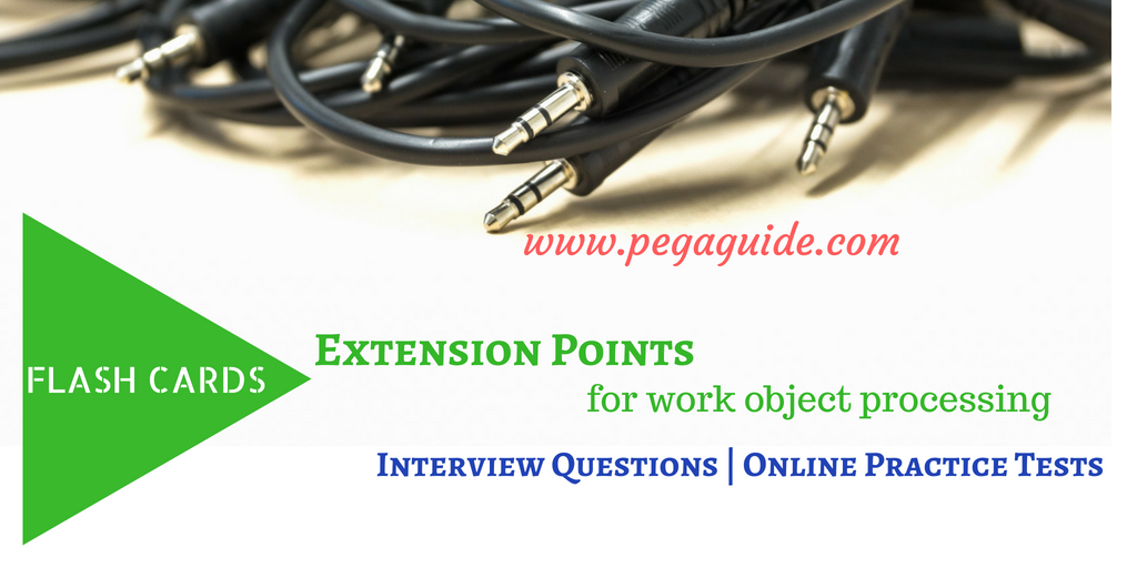 Extension points for work object processing